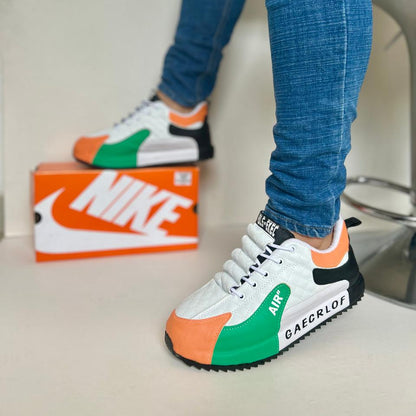 Blanco Verde Naranja